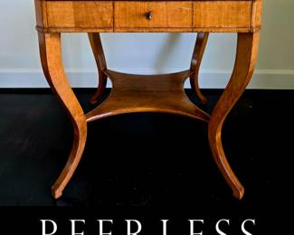 Biedermeier-Style Side Table $850 or bid #33