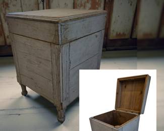 Vintage French Storage Chest bid #138