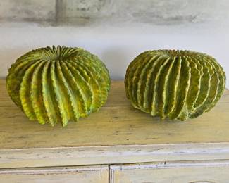 Barrel Cactus Sculpture $225 or bid #9 (#10 SOLD)