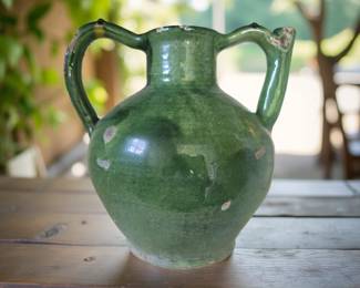 Antique French 10" Confit Jar $295 or bid #119