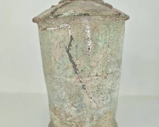 Han Dynasty 13 1/2" Granary Jar $1,495 or bid #90