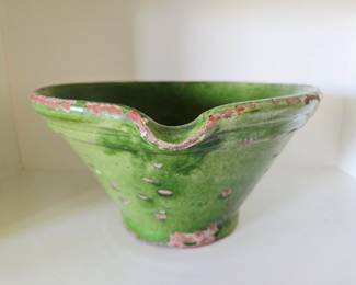 19th Century France 11.5" diameter Preserving Bowl $225 or bid #116