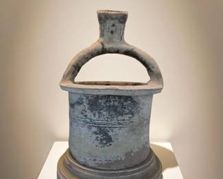 Han Dynasty 11"x8" Terracotta Well Head Bucket $2,495 or bid #98
