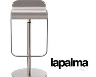 lapalma Stainless Piston Stool $595 or bid #125