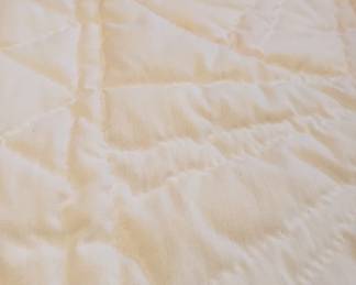 A close look at the quilt's stitching