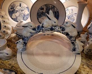 Dedham 'Pottery Shed' rabbits