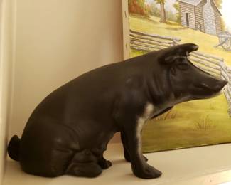 Cast iron piggy bank