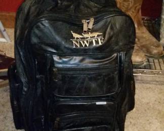 NWTF genuine leather travel bag/backpack