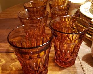 Vintage Noritake amber 'Perspective'