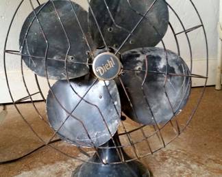 Diehl vintage oscillating 3 speed fan