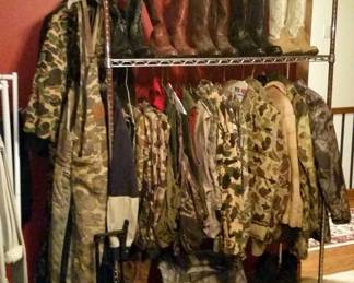 Men's hunting clothing and footwear
