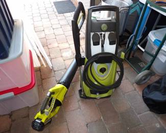 Power Washer and Leaf Blower