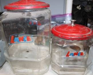 Lance jars, original metal lids