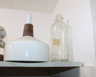 milk-glass funnel