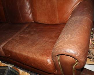 leather sofa