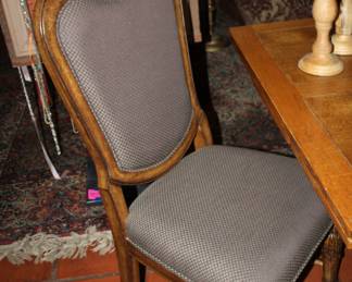 one of ten dining chairs