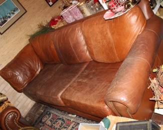 leather sofa