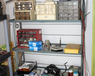 shop items, metal bakers rack