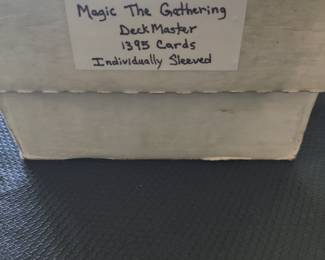 Magic: "The Gathering Deck Master" - 1,395 Individually Wrapped Cards - SOLD AS A LOT ONLY - $697.50