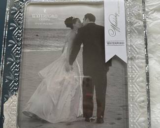 Waterford Crystal photo frame Wedding Collection (have one 5x7, and 2 8x10s)