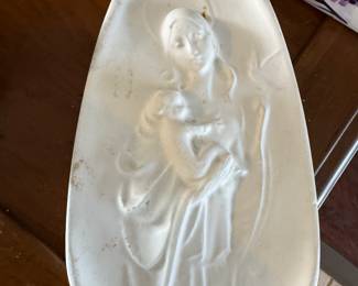 Madonna wall plaque