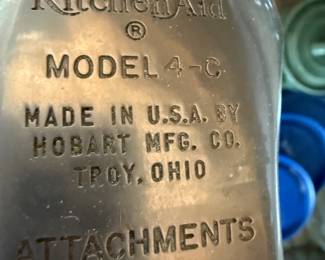 Vintage Kitchen Aid mixer, model 4-C