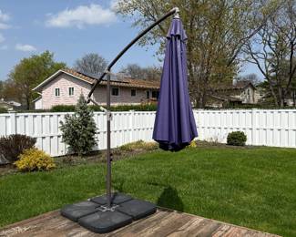 market umbrella with stand