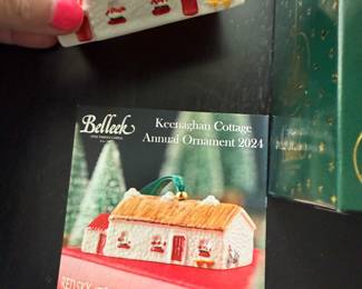 Belleek Keenaghan Cottage ornament