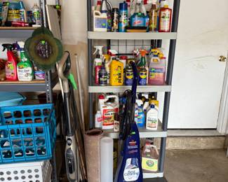 shelving; vacuums