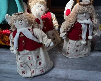 Plush angel advent calendar