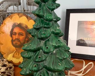 vintage ceramic tree