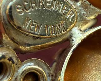 Vintage Schreiner NY brooch