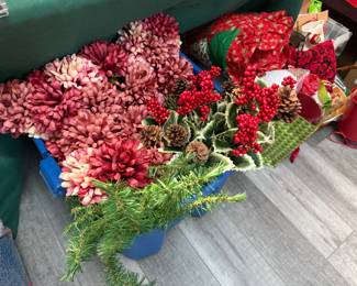silk flowers