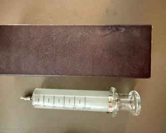 Vintage B-D Yale syringe with original box