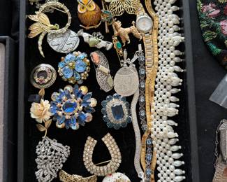 jewelry; vintage pins