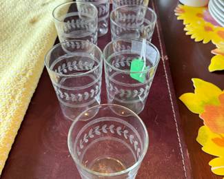 vintage glassware