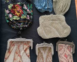 vintage evening mesh purses