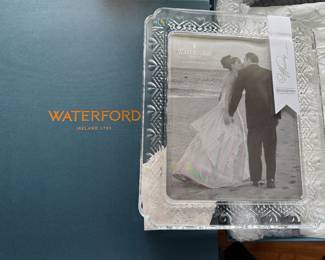 Waterford Crystal photo frame Wedding Collection (have one 5x7, and 2 8x10s)