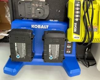 Kobalt and Ryobi battery chargers
