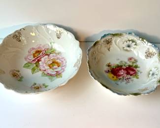 Vintage Bavaria porcelain bowls