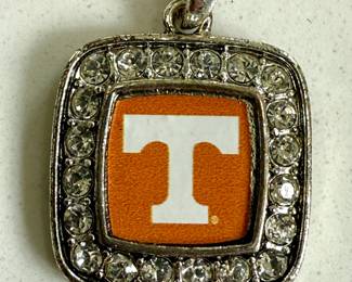 UT pendant with CZ accents