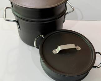 Commercial Aluminum covered pots