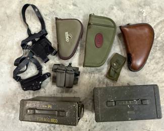 Holsters and ammo cases