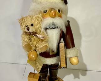 SN Germany Santa with Teddy nutcracker
