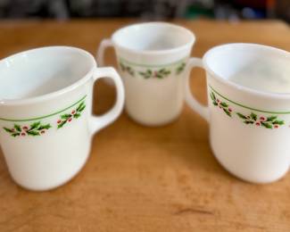 Corning holiday mugs