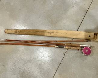 Vintage fly fishing pole