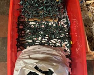 Box of Xmas lights