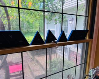 Large collection of Swarovski crystal window prisms / ornaments
