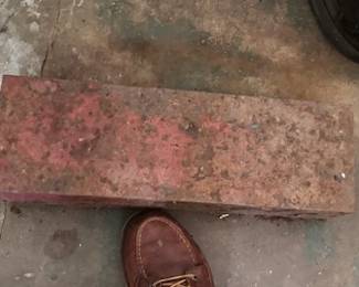 Large piece of Steel weight aprox. 80Lbs.