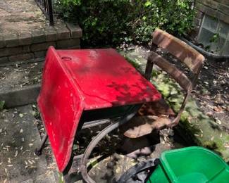 Antique School Desk